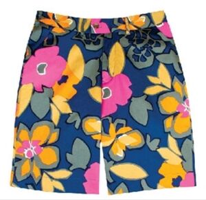 Loudmouth Women's Floral Golf Bermuda Shorts ** Sz 6